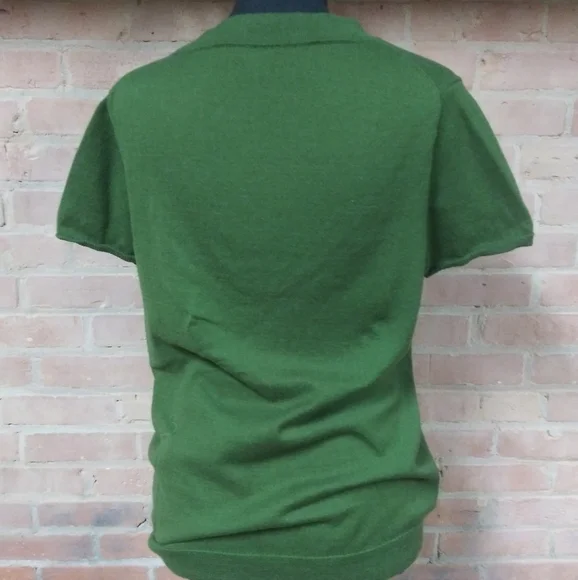 J. Crew | HP🎈Tie-up S/S Sweater Bundle Green Grey - Picture 3 of 8